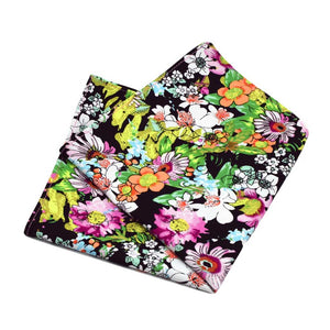 MrShorTie-yellow-black-pink-green-cotton-floral-hand-folded-edge-pocket-square-zane