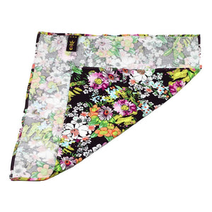 MrShorTie-yellow-black-pink-green-cotton-floral-hand-folded-edge-pocket-square-zane