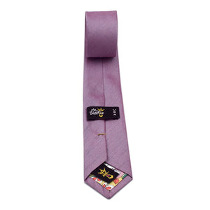 MrShorTie-purple-pink-magenta-silk-short-tie-necktie-Chaos-ShorTie